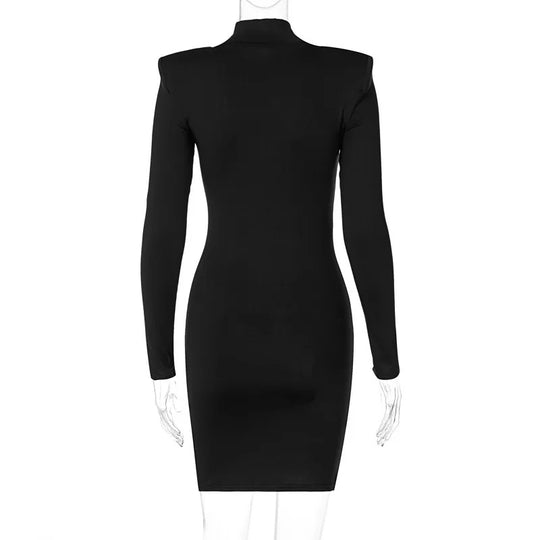 Naisten pitkähihainen bodycon