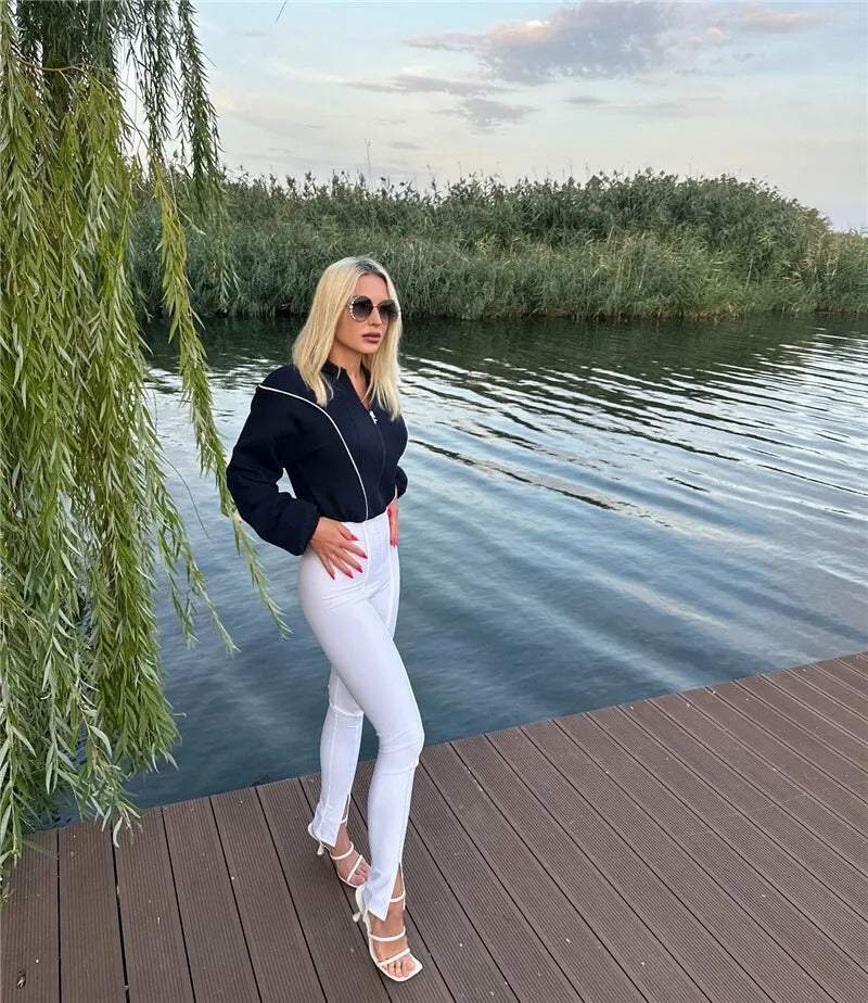 Naisten Turtleneck Pitkähihainen Jumpsuit