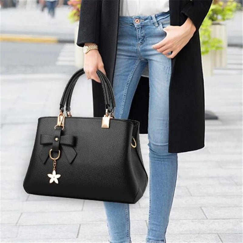Naisten Messenger Kangaskassi Flower Charm