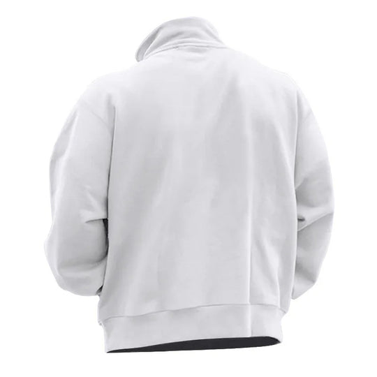 Miesten Stand-kaulus Half-Zip Huppari