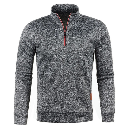 Miesten Turtleneck Half vetoketju huppari