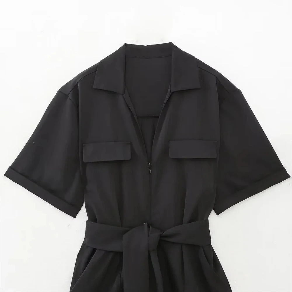 Naisten muoti lyhythihainen Jumpsuit