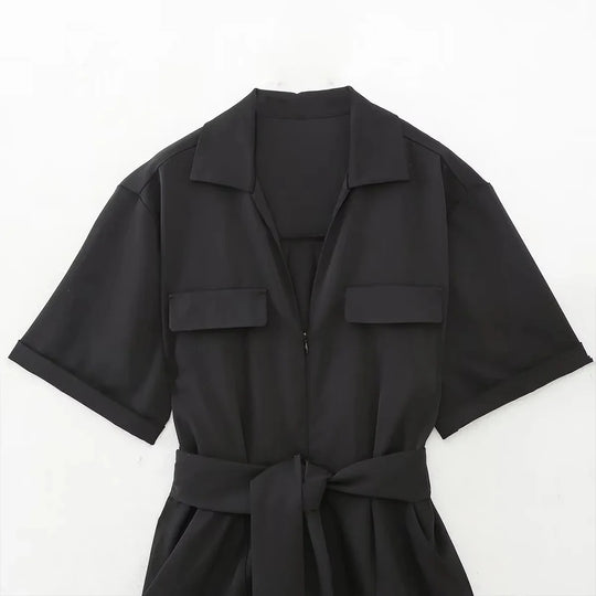Naisten muoti lyhythihainen Jumpsuit