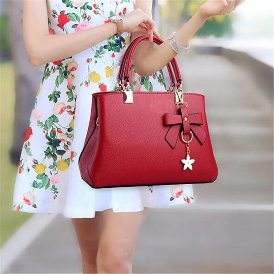 Naisten Messenger Kangaskassi Flower Charm