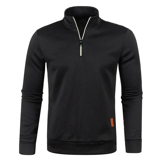 Miesten Turtleneck Half vetoketju huppari