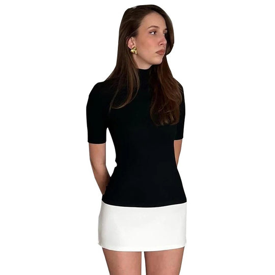 Naisten Patchwork Bodycon-mekko
