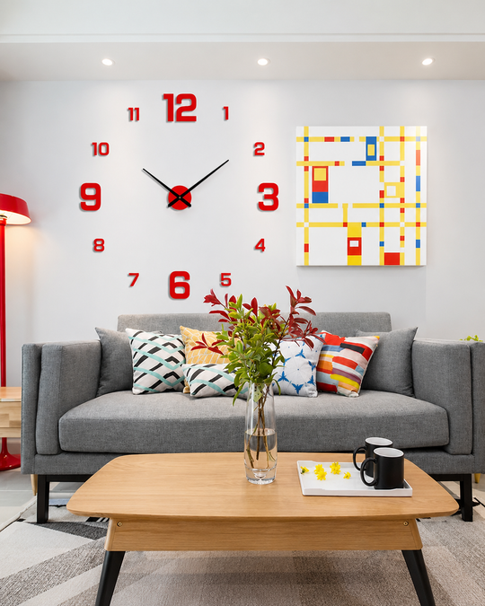 Design Seinäkello Modernilla Tyylillä