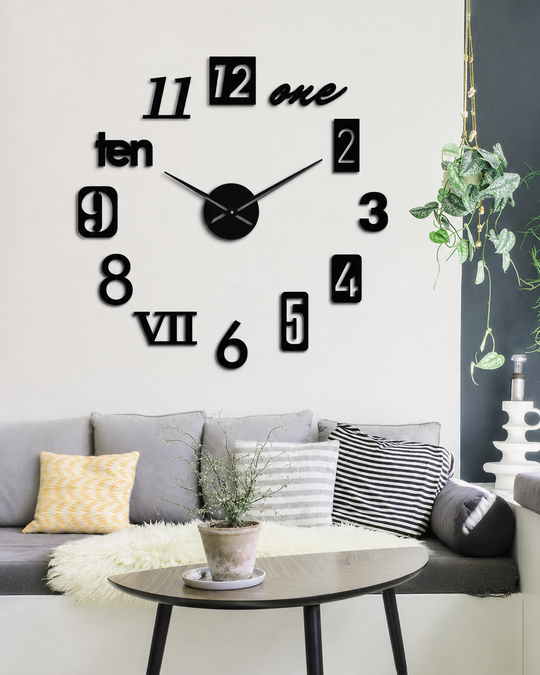 Design Seinäkello Modernilla Tyylillä