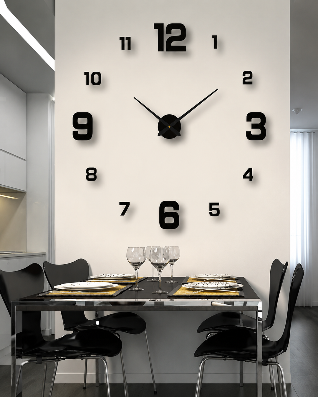 Design Seinäkello Modernilla Tyylillä