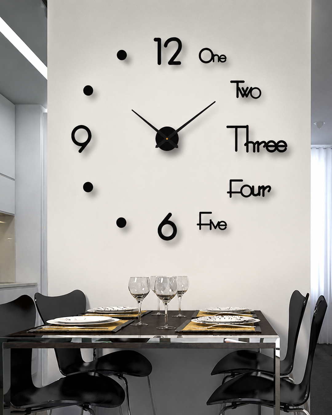 Design Seinäkello Modernilla Tyylillä