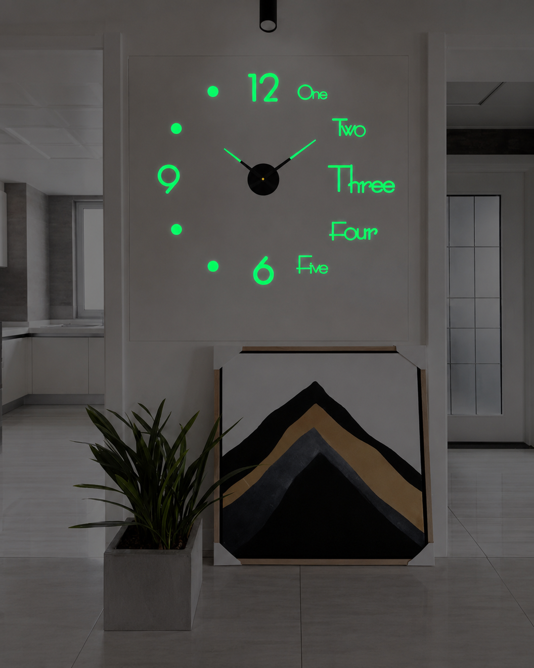 Design Seinäkello Modernilla Tyylillä