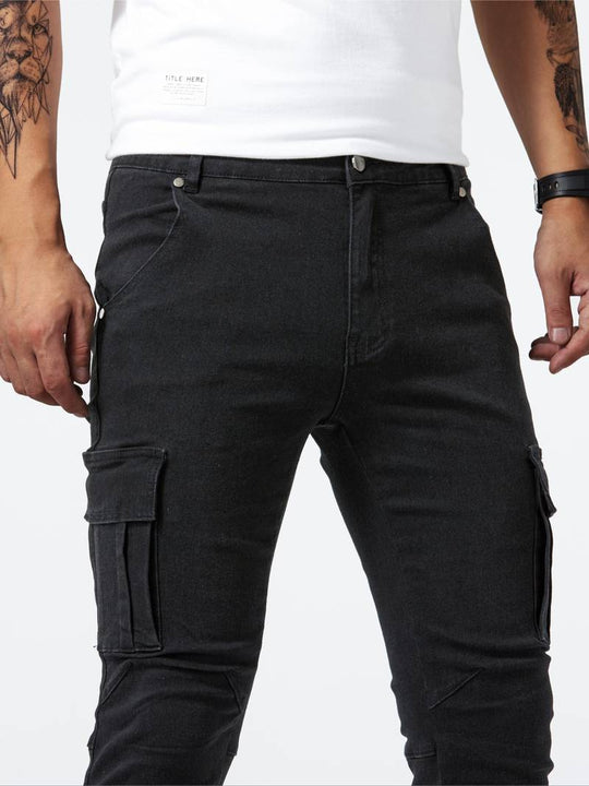 Miesten Lajihousut Moderni Slim Fit Korkealaatuinen Puuvilla Elastaani-4