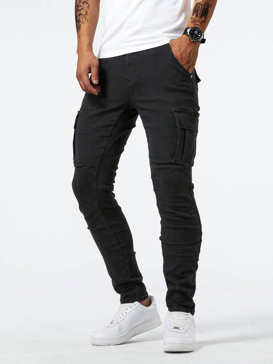 Miesten Lajihousut Moderni Slim Fit Korkealaatuinen Puuvilla Elastaani-2