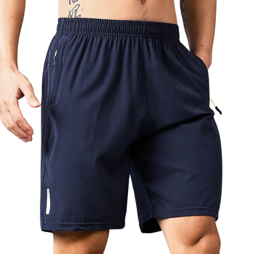 Miesten nopeasti kuivuvat fitness-shortsit