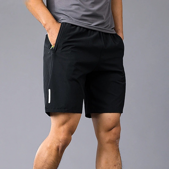 Miesten nopeasti kuivuvat fitness-shortsit