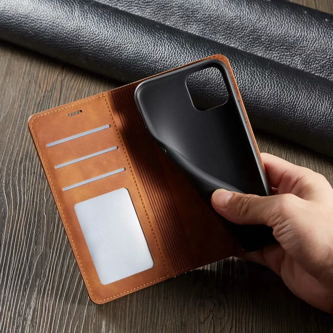 iPhone-kotelo Magneettinen Nahkasuojakotelo 2