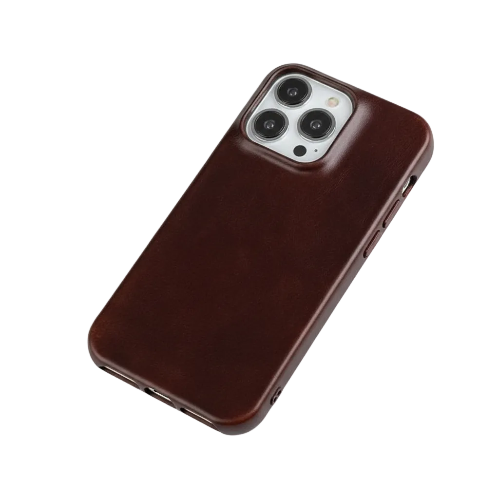 iPhone 13-16 Nahkakuori MagSafe-yhteensopiva 0