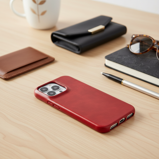 iPhone 13-16 Nahkakuori MagSafe-yhteensopiva 3