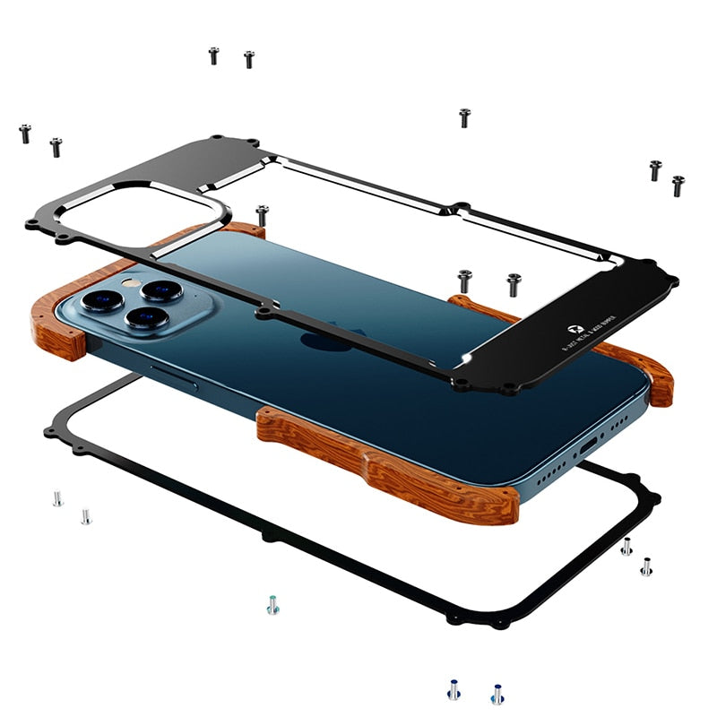 iPhone Kotelo Puurakenne Tyylikäs 3