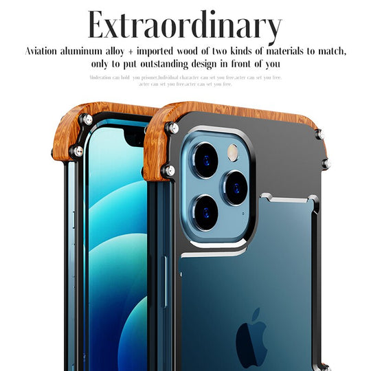 iPhone Kotelo Puurakenne Tyylikäs 4