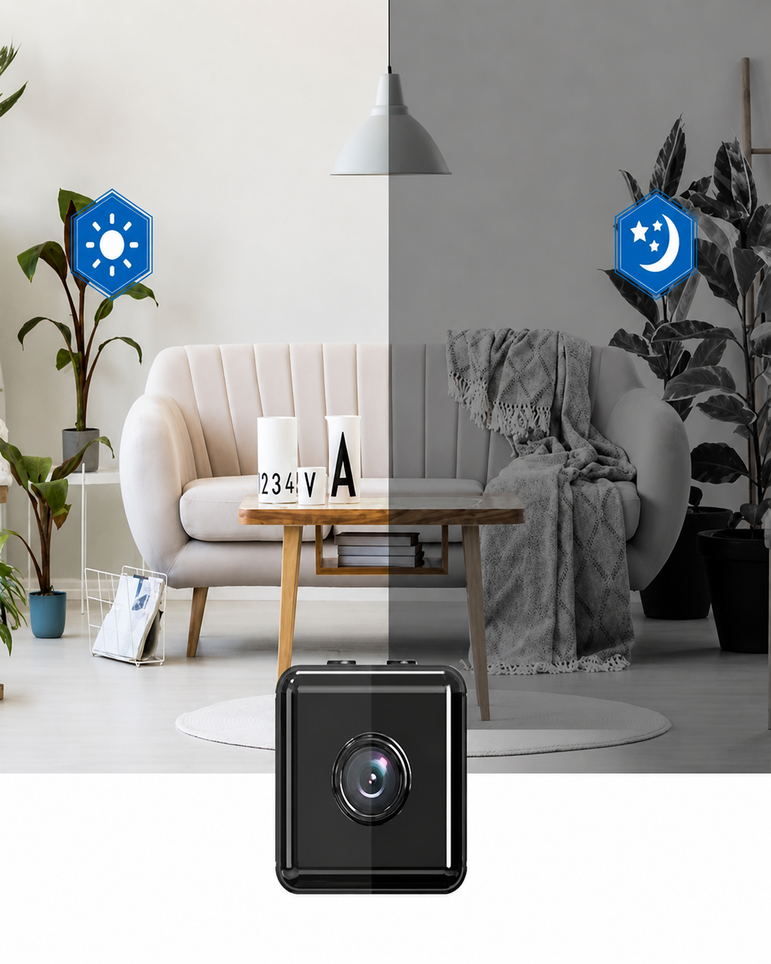 Langaton Mini WiFi Turvakamera 1080P