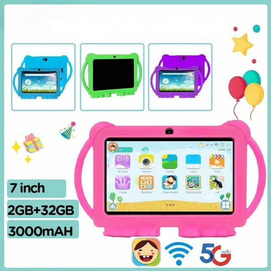 Lasten Tabletti 7 Tuumaa Android 12 32GB Kestävä Oppimisväline