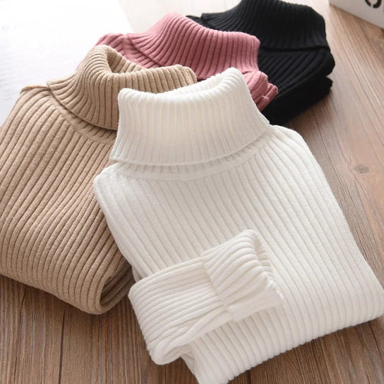 Lasten turtleneck neulepusero