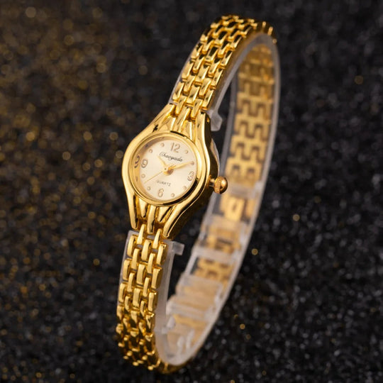 Naisten Mini Gold Luxury Watch