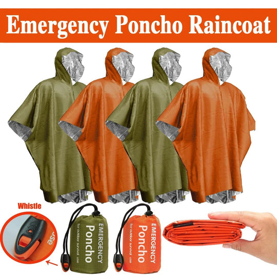 3-in-1 Poncho sadetakki