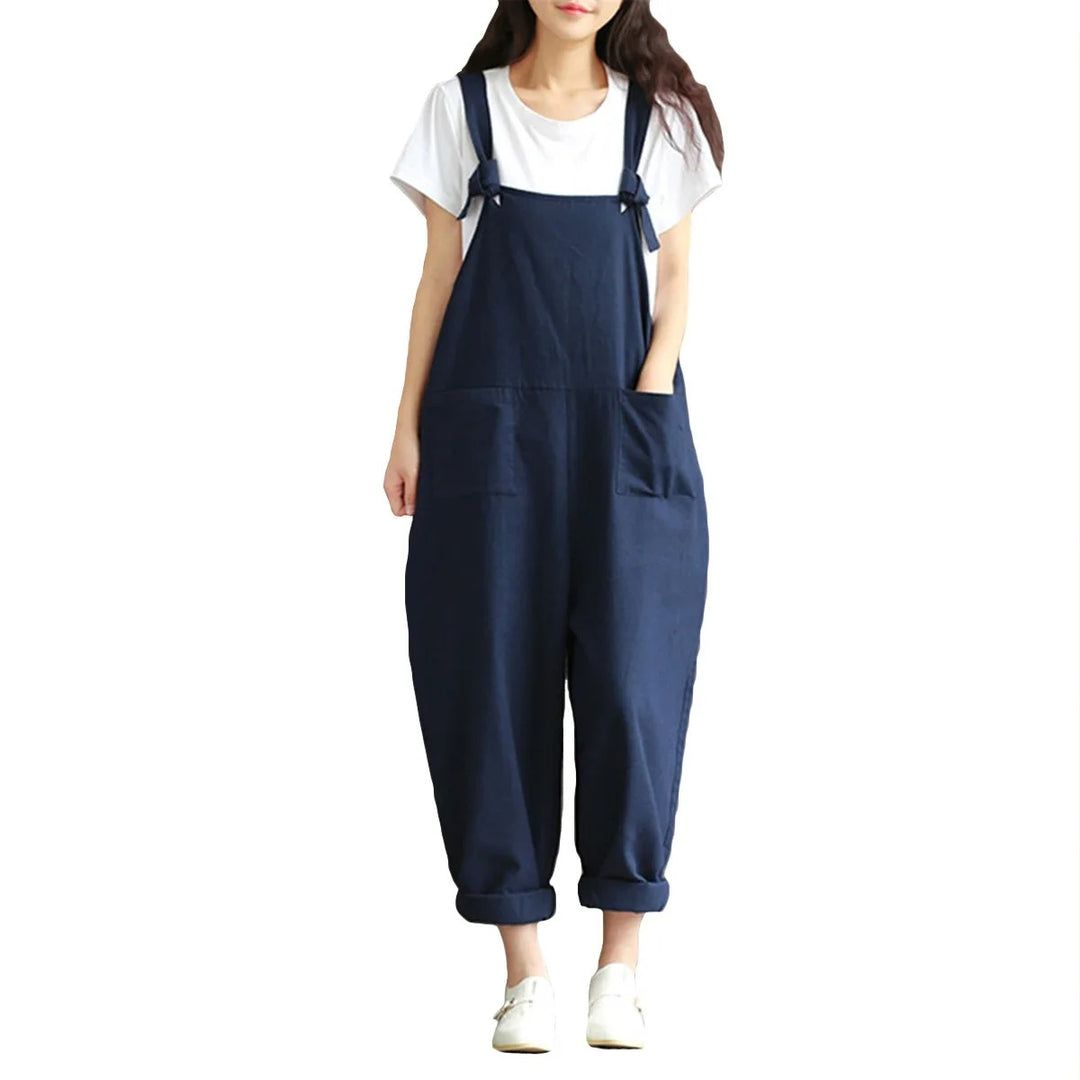 Naisten löysä rento Harem haalari Jumpsuit