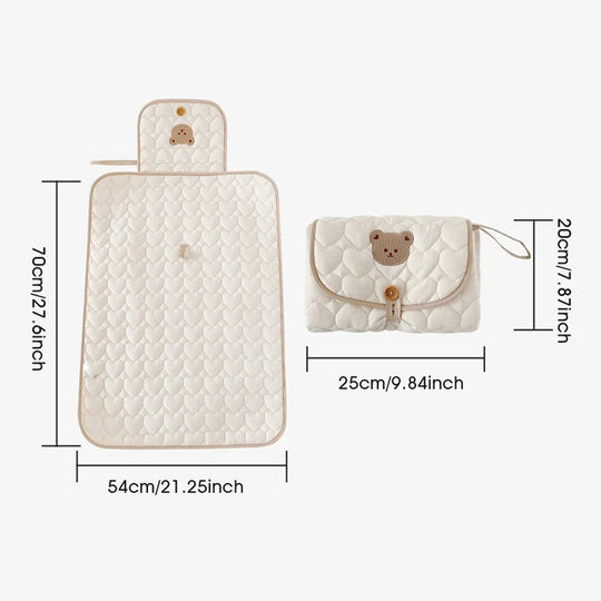 Infant kokoontaitettava vaipanvaihtolaite