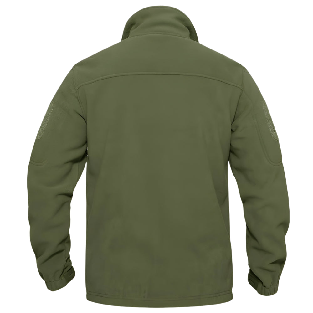 Miesten kokovetoketjullinen fleece-lämpötakki