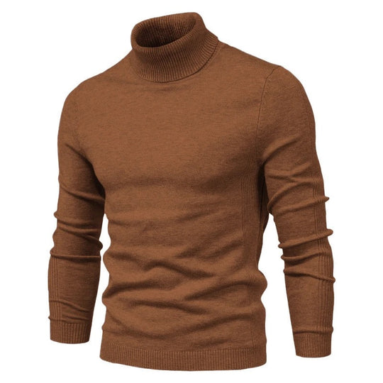 Miesten Slim Turtleneck Villapaita