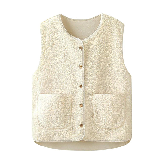 Naisten Plush Fleece-liivi