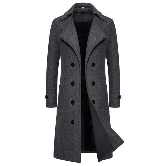 Miesten Slim Fit tuulitakki Trench takki