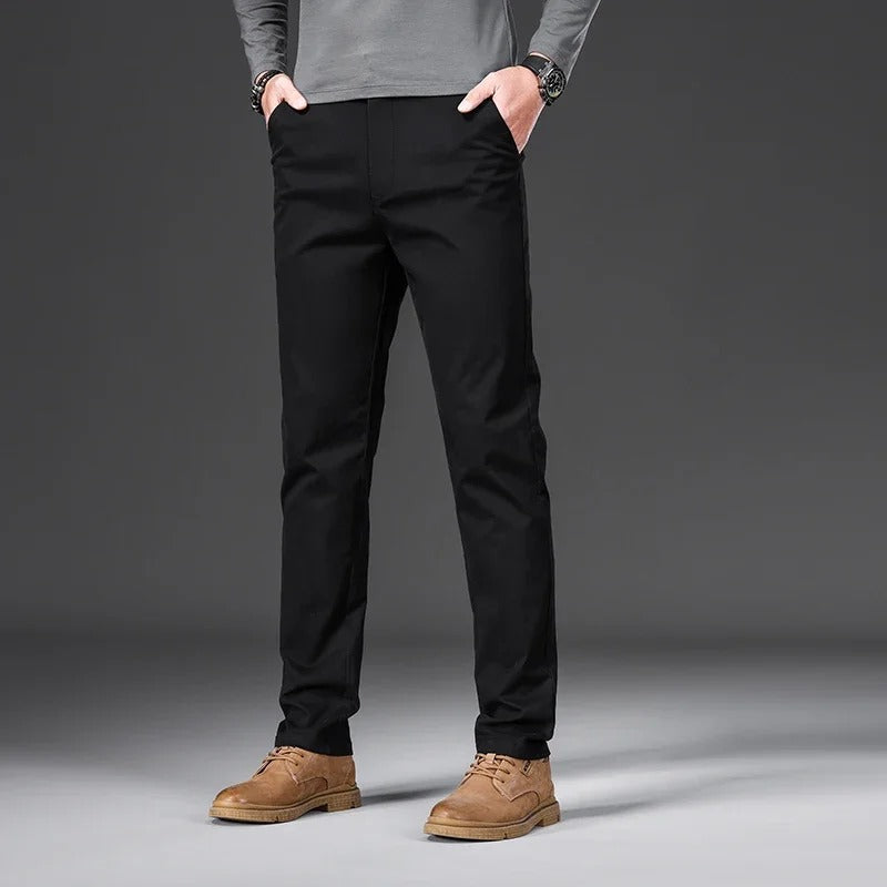 Miesten slim fit -malliset puuvillahousut