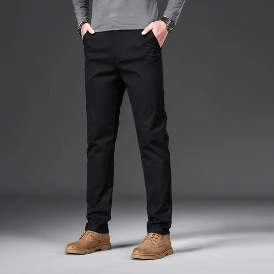 Miesten slim fit -malliset puuvillahousut
