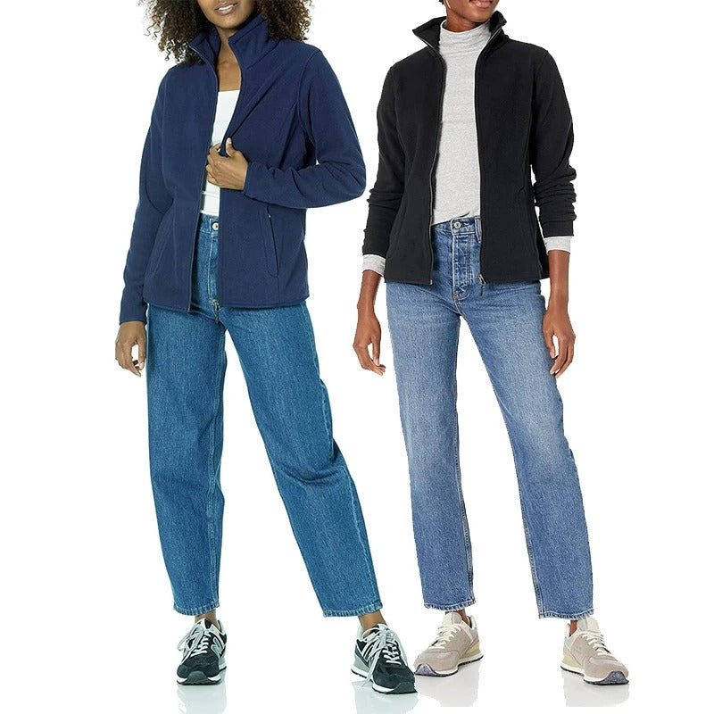 Naisten Fleece Thermal vaellustakki