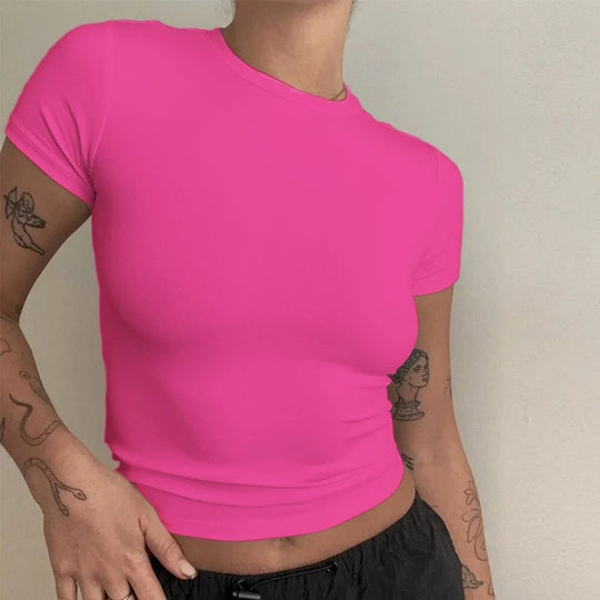 Naisten Sportive Slim Fit T-paita
