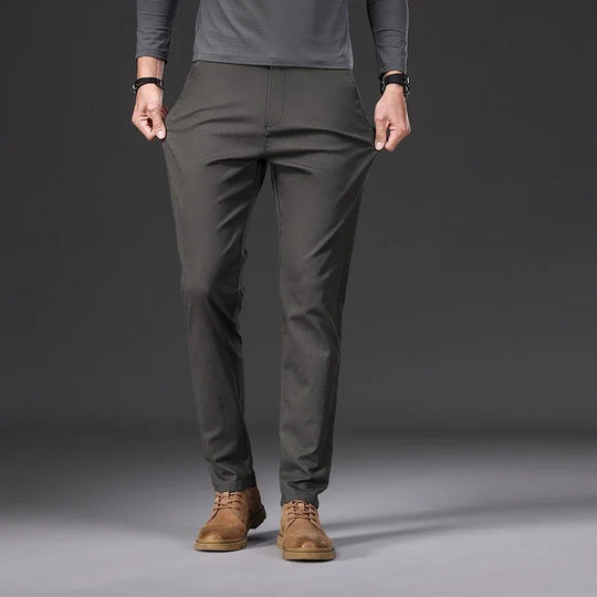 Miesten slim fit -malliset puuvillahousut