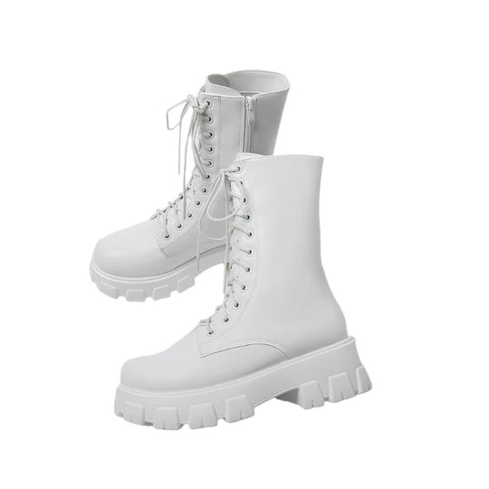 Naisten Mid Calf saappaat