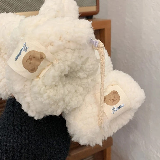 Kawaii Plush Lämpimät Käsineet