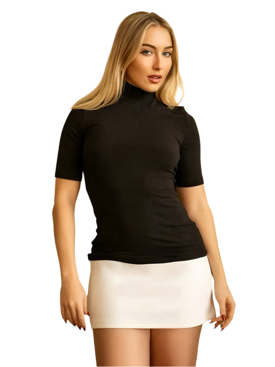Naisten kontrastinen patchwork-bodycon-minimekko