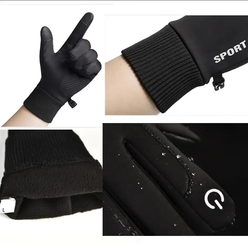 Full Fingers kosketusnäyttö Fleece käsineet