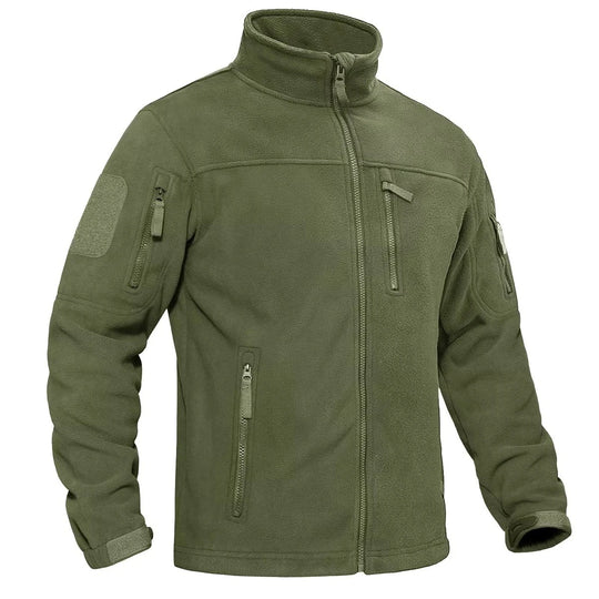 Miesten kokovetoketjullinen fleece-lämpötakki