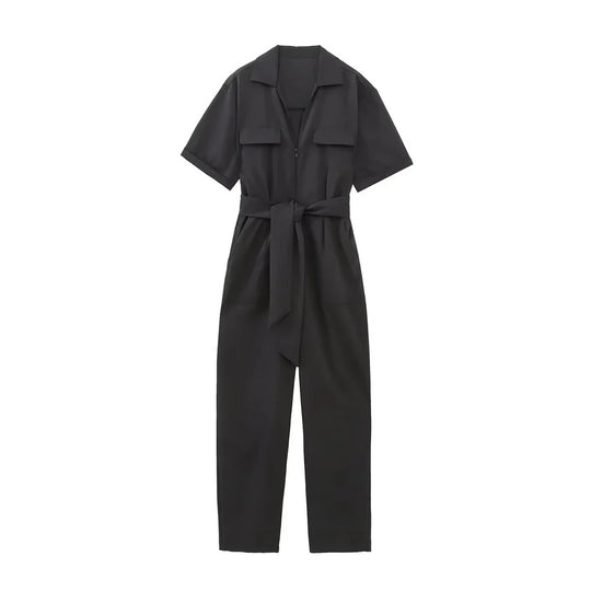 Naisten muoti lyhythihainen Jumpsuit