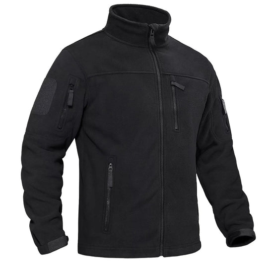 Miesten kokovetoketjullinen fleece-lämpötakki