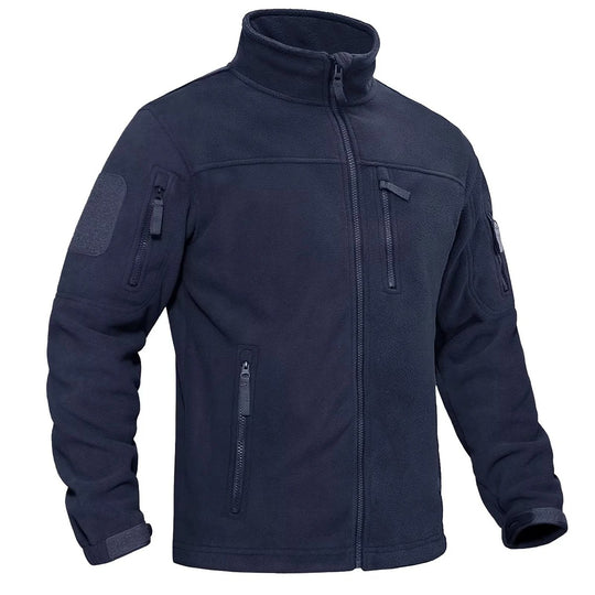 Miesten kokovetoketjullinen fleece-lämpötakki