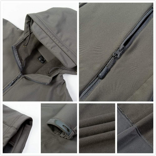 Miesten vedenpitävä taktinen Soft Shell takki