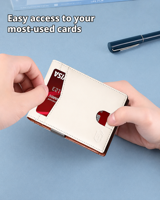 Miesten Kompakti Lompakko RFID Suojauksella